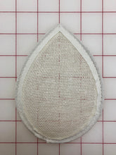 Headpiece Form: Buckram Oval Teardrop Extra Small